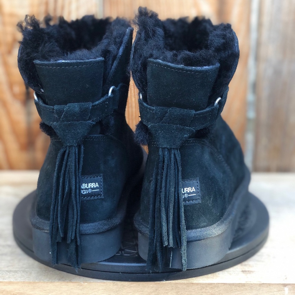 Koolaburra by UGG Jaelyn Mini Winter Casual Black Women’s Boots Size 9 Like New - Picture 4 of 12